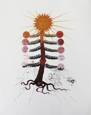 Salvador Dali (1904-1989), Flordali: Arbre Lunes - Luna Germinata