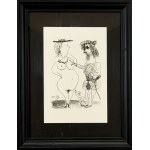Pablo Picasso (1881-1973), Le seigneur et la dame, 1972