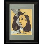 Pablo Picasso (1881-1973), Portret Francoise Gilot, 1995