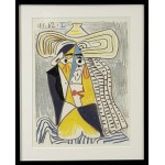 Pablo Picasso (1881-1973), Tete de femme au chapeau, 1962