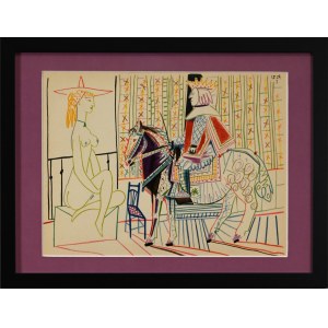 Pablo Picasso (1881-1973), z cyklu Ludzka komedia, 1954