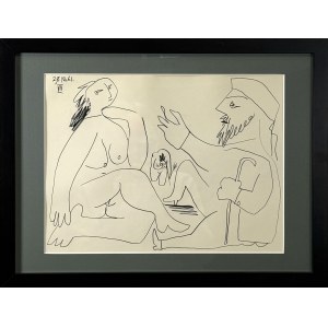 Pablo Picasso (1881–1973), from the series *Les Dejeuners*, 1962