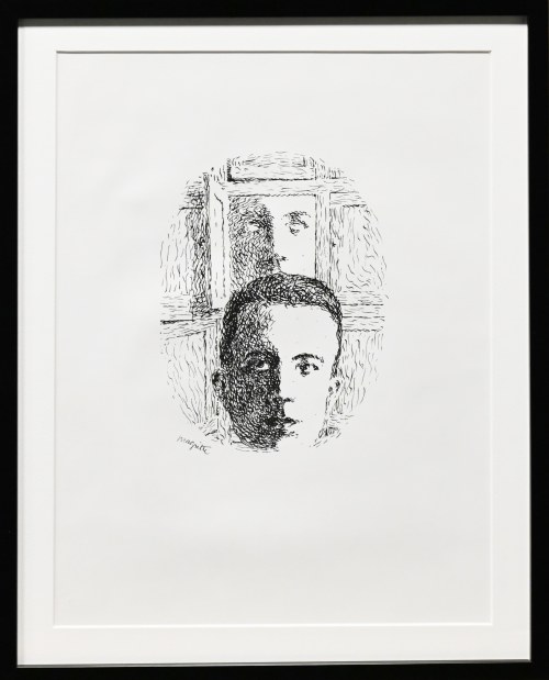 René Magritte (1898 -1967), Untitled (Head Window)