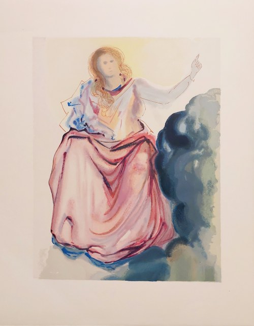 Salvador Dalí (1904 - 1989), z serii Dante, Boska komedia, Raj, 1963