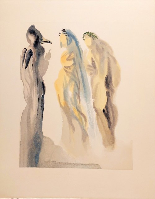 Salvador Dalí (1904 - 1989), z serii Dante, Boska komedia, Raj, 1963