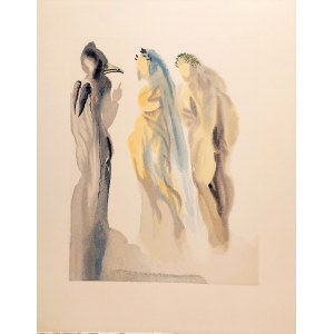 Salvador Dalí (1904 - 1989), z serii Dante, Boska komedia, Raj, 1963