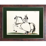 Pablo Picasso (1881–1973), *Jacqueline on Horseback*, from the series *Toros y Toreros*, 1961