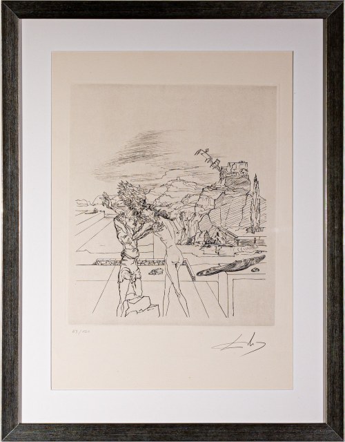 Salvador Dali, (1904-1989) Gradiva, Surrealistyczna niedziela, 1964