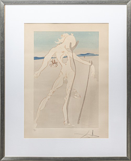 Salvador Dali, (1904 -1989), Vesalius (Hommage à la médecine), 1973