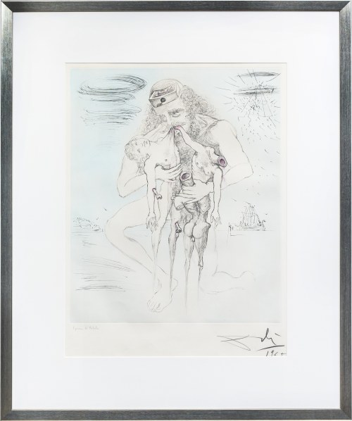 Salvador Dali, (1904-1989) Saturn (Kronos) z cyklu Mitologia, 1965