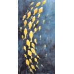 Piotr Piskorz, A shoal of gold fish (Un banco di pesci rossi) Diptych XXL