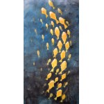 Piotr Piskorz, A shoal of gold fish (Un banco di pesci rossi) Diptych XXL