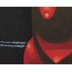 Jerzy Nowosielski (1923-2011), Nu en rouge, vers 1970