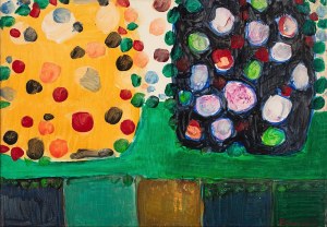 Tadeusz Dominik (1928-2014), Kwitnące drzewa II, 1970