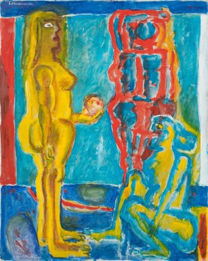 Eugeniusz Markowski (1912-2007), Trzy Gracje - Sąd Parysa, 1981