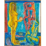 Eugeniusz Markowski (1912-2007), Le tre Grazie - Il giudizio di Paride, 1981