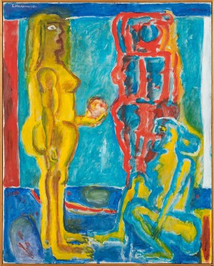 Eugeniusz Markowski (1912-2007), Trzy Gracje - Sąd Parysa, 1981