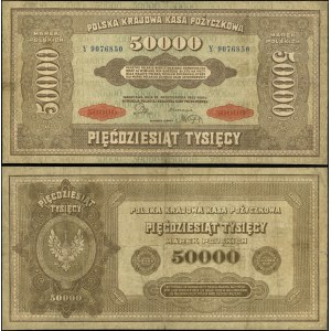 Polsko, 50 000 polských marek, 10. 10. 1922