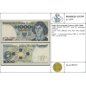 1,000 zlotys, July 2, 1975