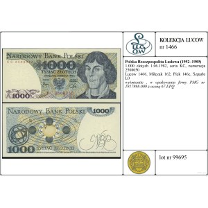 1,000 zlotys, June 1, 1982