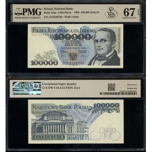 100,000 zlotys, February 1, 1990