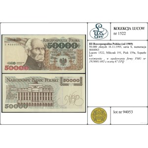 50,000 zlotys, November 16, 1993