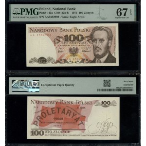 Polonia, 100 zloty, 15 gennaio 1975