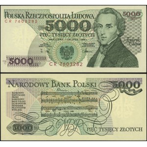 Poland, 5,000 zlotys, December 1, 1988