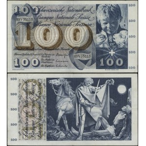 Švajčiarsko, 100 frankov, 24. 1. 1972
