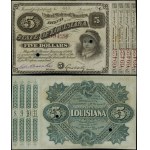 United States, $5 bond, 1876, ($5 Baby Bond Certificate of Louisiana)