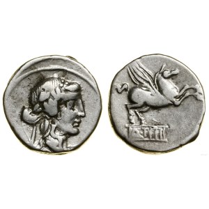 Roman Republic, denarius, (90 BCE), Rome