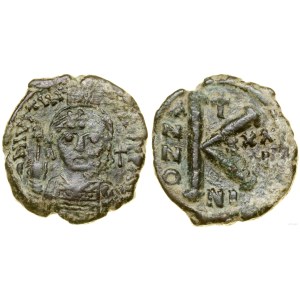 Byzantium, 1/2 follis, 548–549 (21st year of his reign), Nicomedia