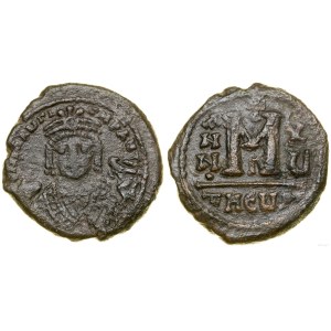 Byzantium, follis, 596–597 (15th year of his reign), Antiochus