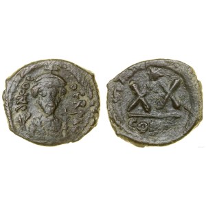 Byzantium, 1/2 follis, (602–610), Constantinople