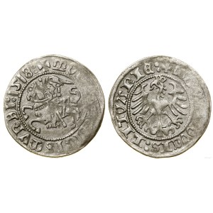 Polska, półgrosz, 1518, Wilno