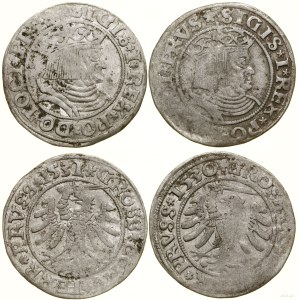 Poland, set of 2 grosz coins, 1530, 1531, Toruń