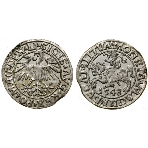 Polska, półgrosz, 1548, Wilno