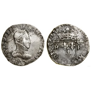 Pologne, Teston, 1575 T, Nantes