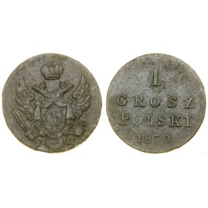 Polska, 1 grosz polski, 1830 FH, Warszawa