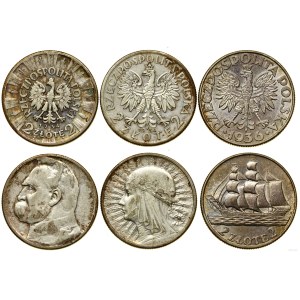 Poland, set of 3 x 2 zlote coins