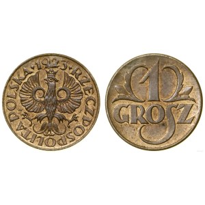 Poland, 1 grosz, 1923, Kings Norton