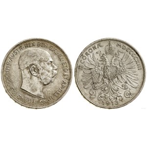 Austria, 2 korony, 1913, Wiedeń