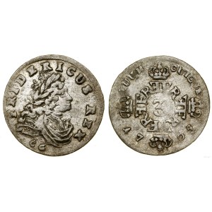 Niemcy, trojak, 1704 CG, Królewiec
