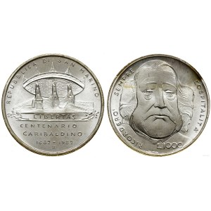 San Marino, 1,000 lire, 1982, Rome