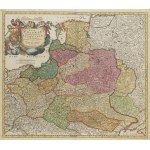 Johann Baptist Homann (1663–1724), "Regni Poloniae Magnique Ducatus Lithuaniae," after 1715