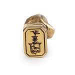 A seal bearing the Old Polish Korwin coat of arms, 1920s–1930s.