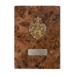 Desk button featuring the Lubicz coat of arms