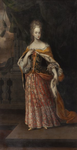 Autor nierozpoznany (XIX w.), Portret Marii Antoniny, żony Maksymiliana II Emanuela, elektora bawarskiego