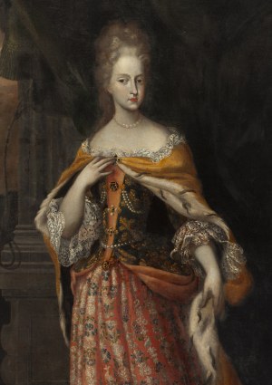 Autor nierozpoznany (XIX w.), Portret Marii Antoniny, żony Maksymiliana II Emanuela, elektora bawarskiego