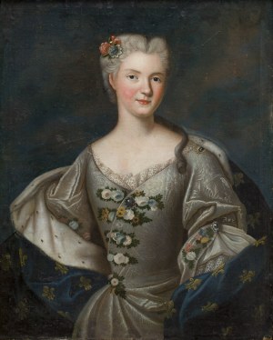 Louis Tocqué, przypisywany (1696 - 1772), Portret Marii Leszczyńskiej, ok. 1730